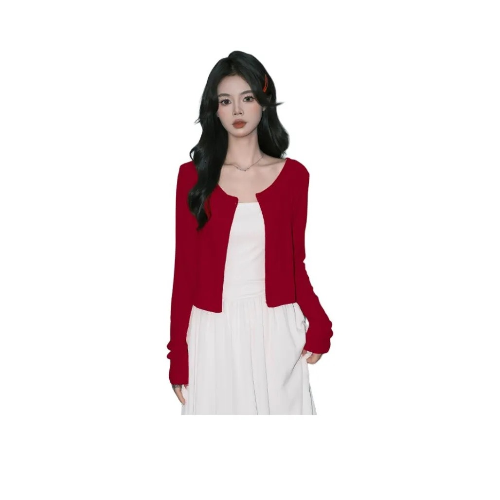 FOREVER 21 Красный кардиган женский трикотаж