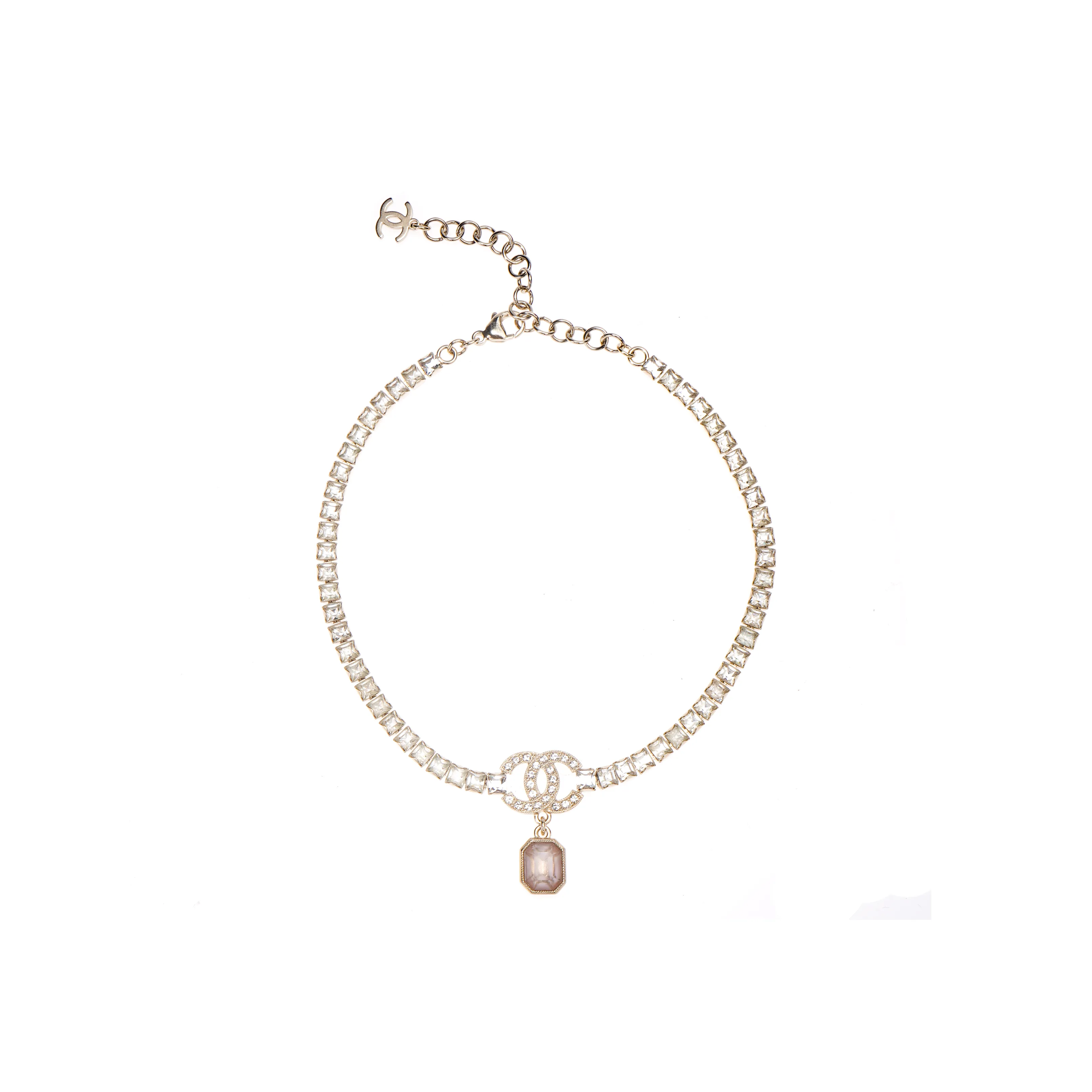 CHANEL Necklaces Women's Gold