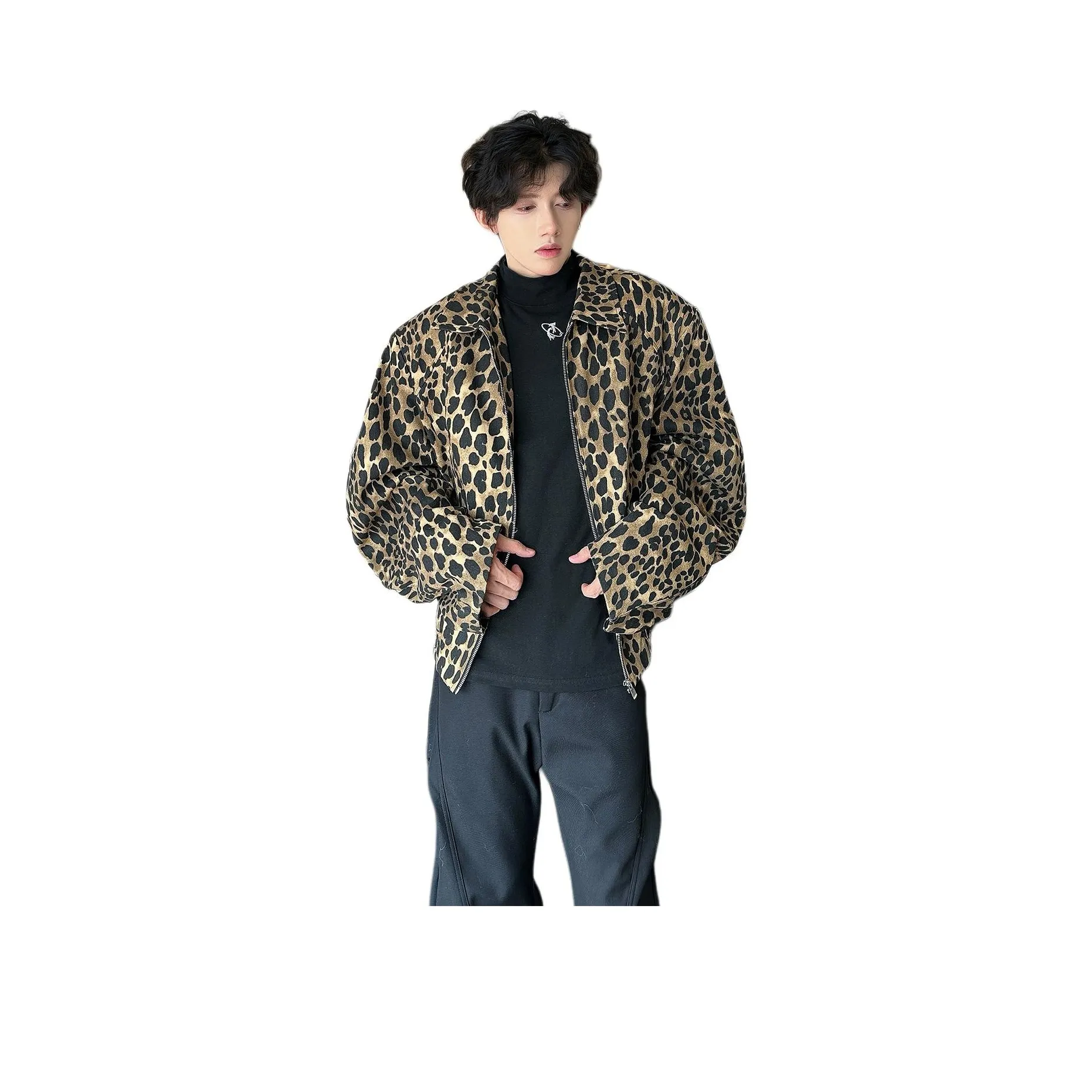 Pirkadat Леопардовый принт Унисекс Куртки