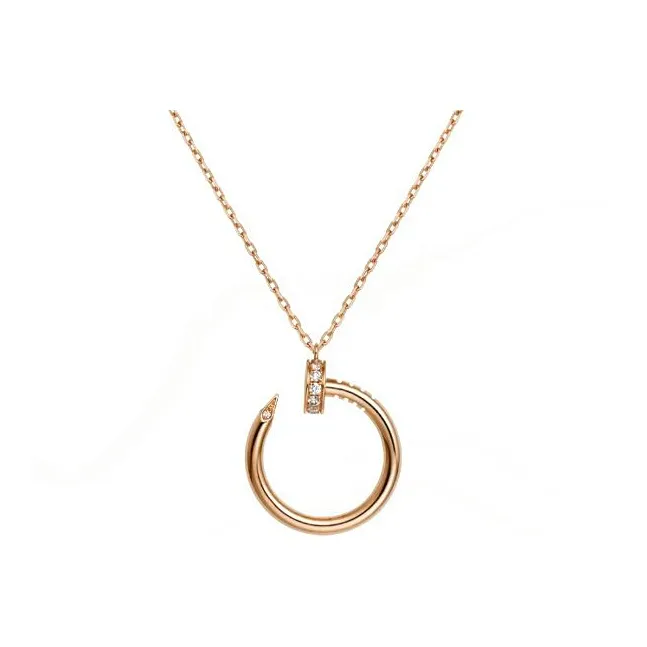 CARTIER Karat Gold Necklaces Women's Rose Gold