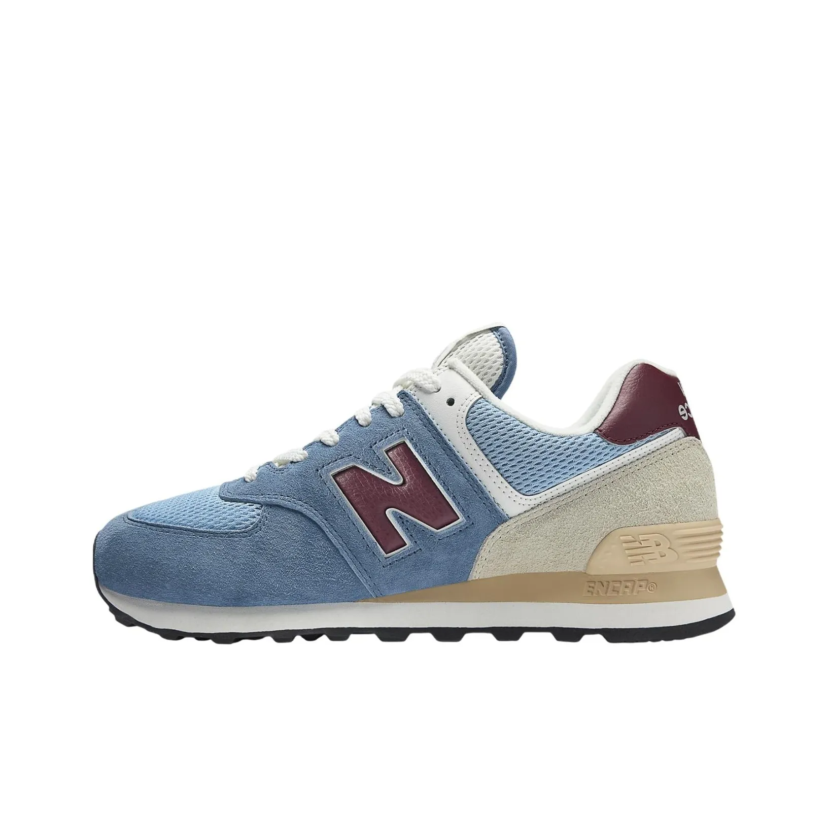 New Balance NB 574 Устойчивый к истиранию Дышащий Низкий Топ Повседневная Беговая Обувь Унисекс Синий