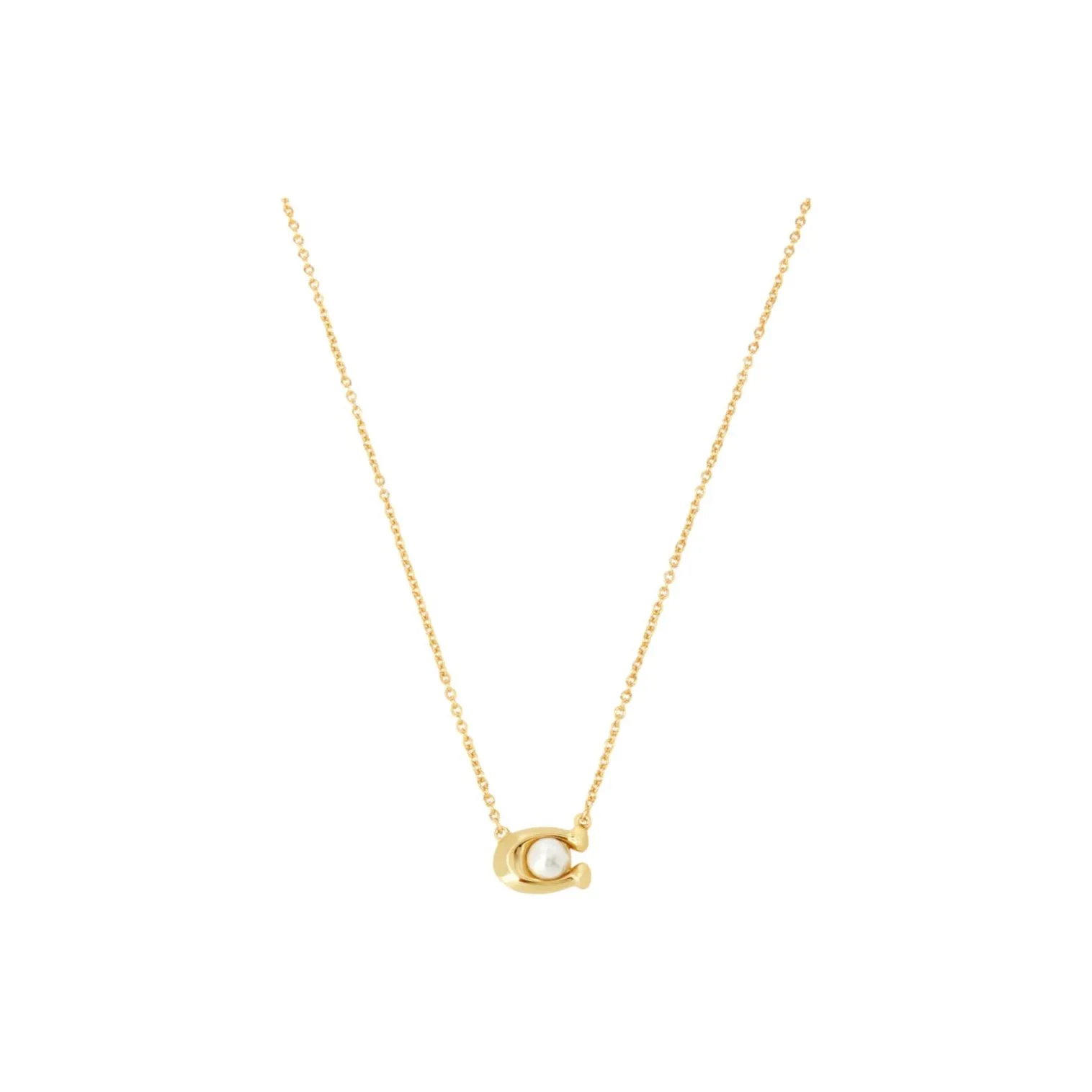 COACH Брасс Колье Женские Золото