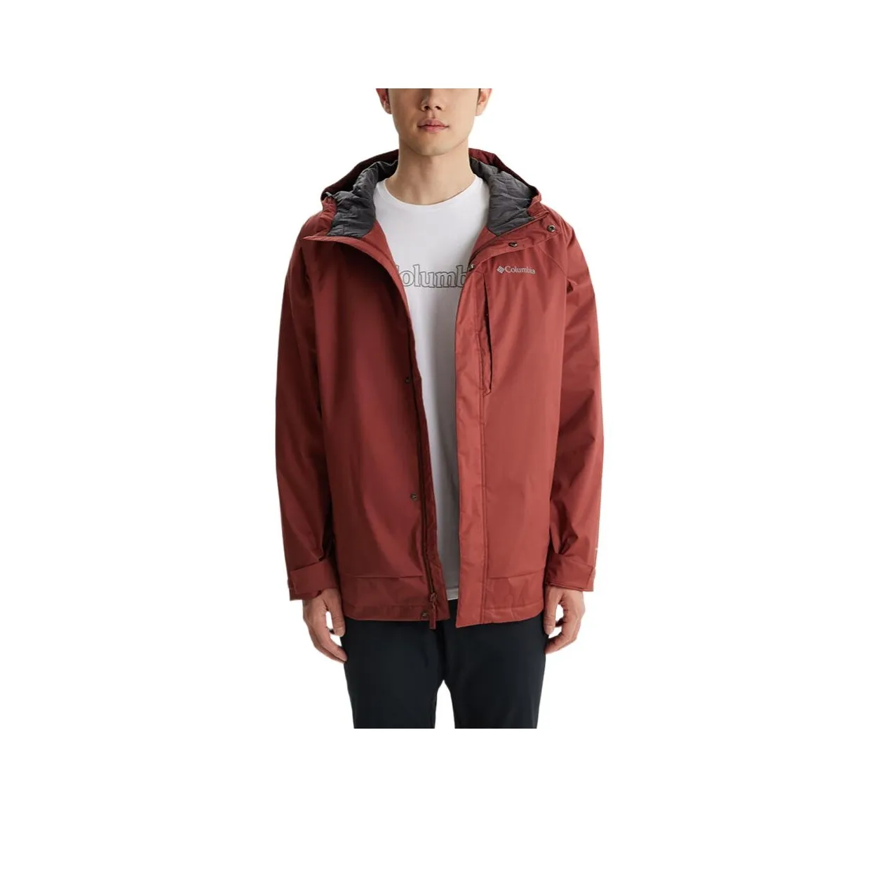 Columbia co-brand Водонепроницаемый Ветровка Мужской Красный