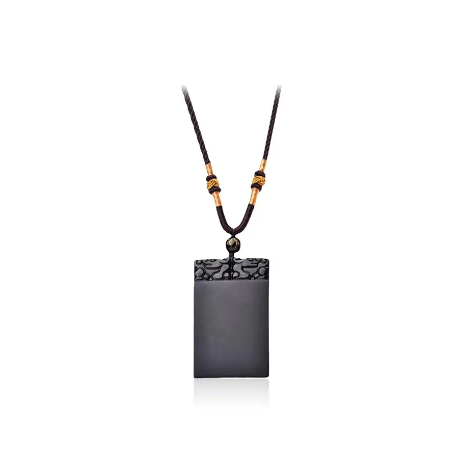 The Star Of The Water Shell Obsidian Jade Necklaces Unisex
