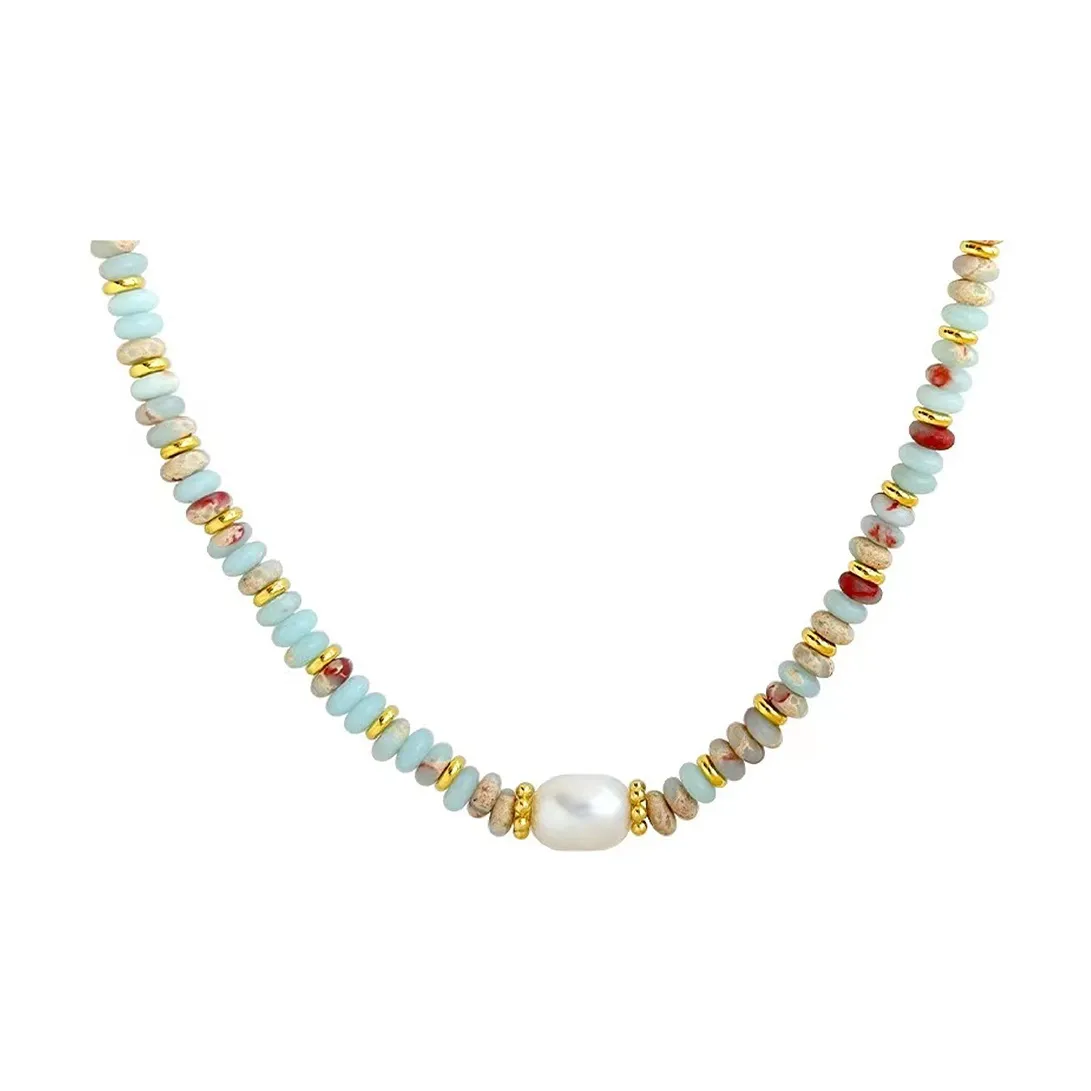 DAN DREAM Искусственная жемчужина Ожерелья Унисекс