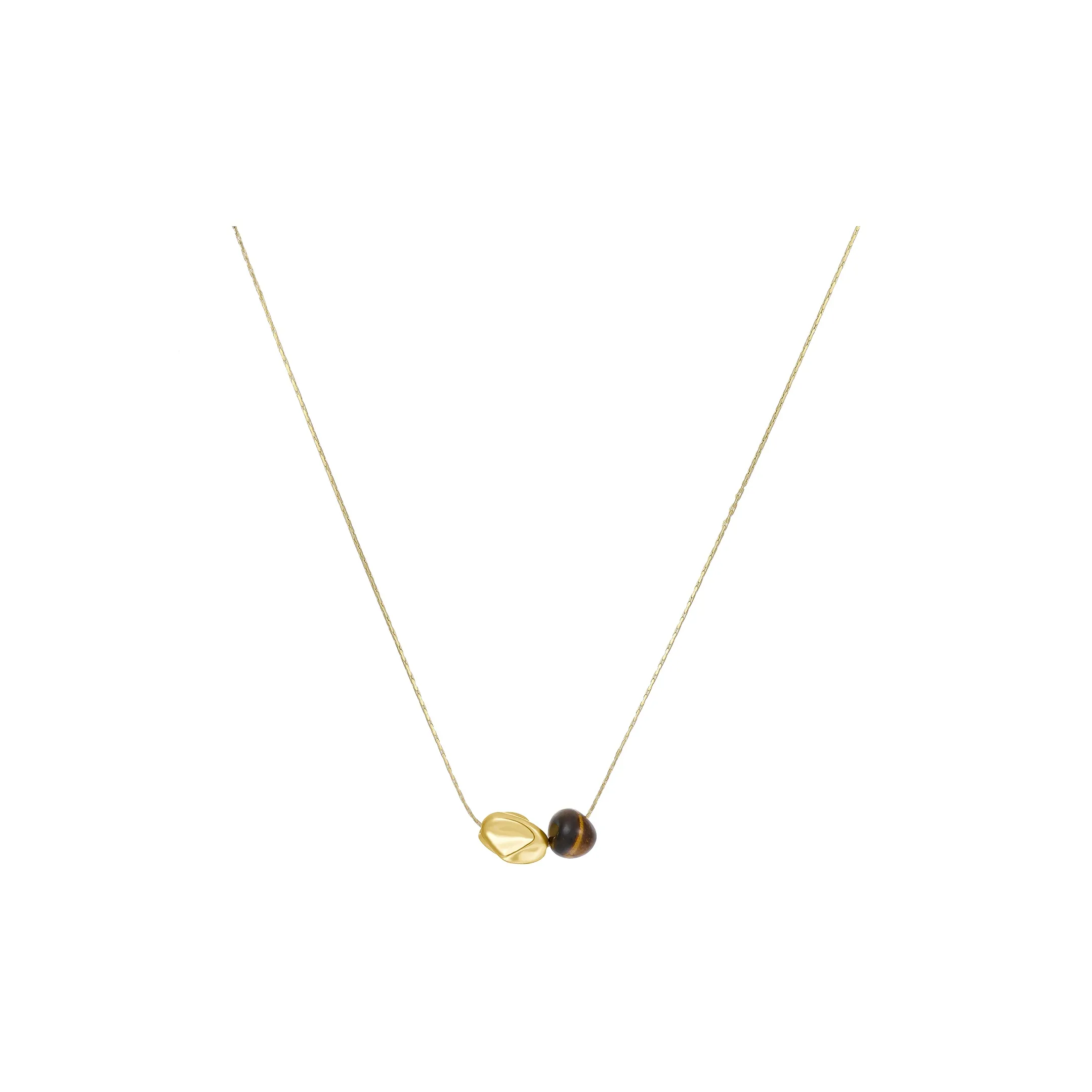 MISS XIA JWY Tiger's Eye Stone Necklaces Women's