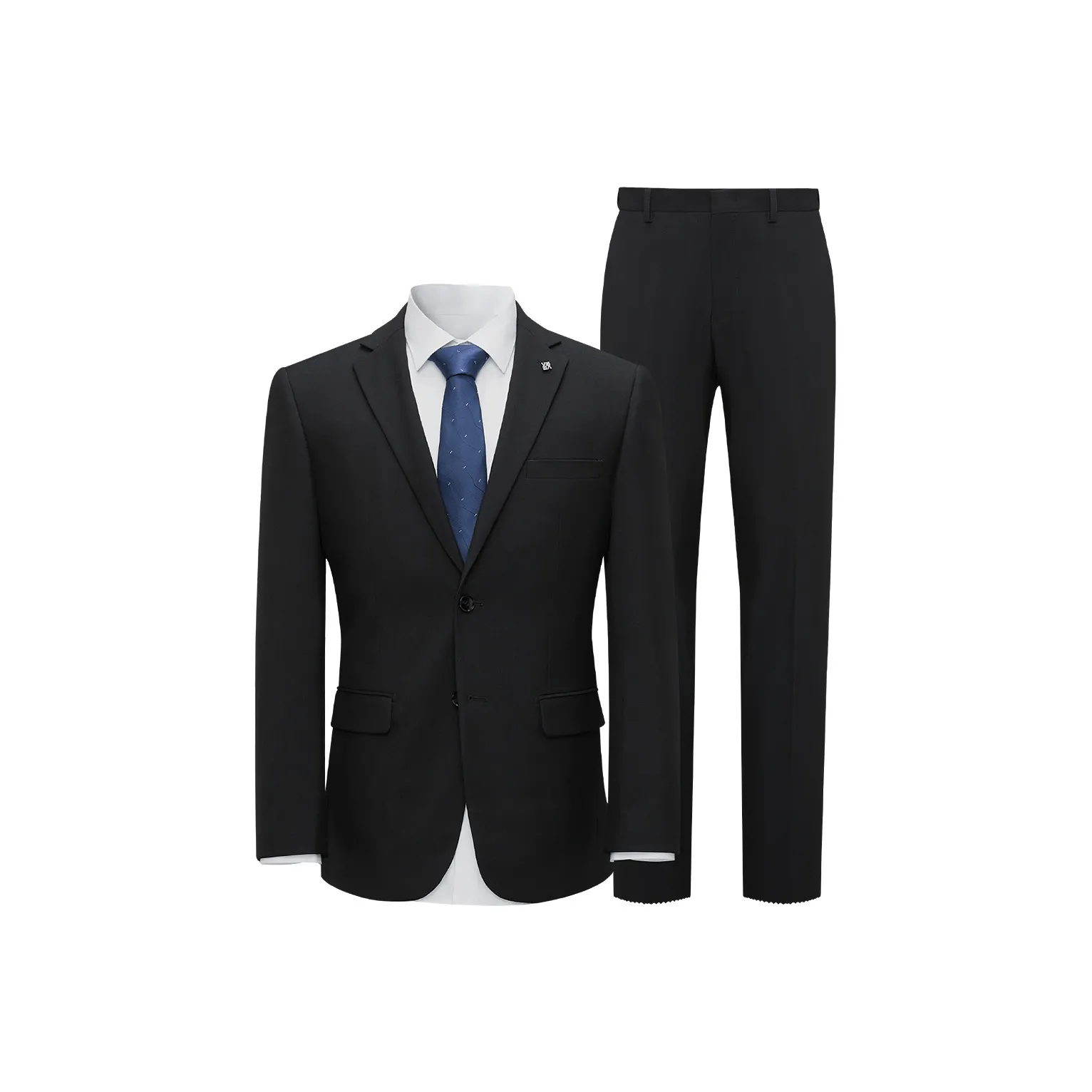 HLA Темно-синий 60Suit+Брюки Мужской Деловой костюм