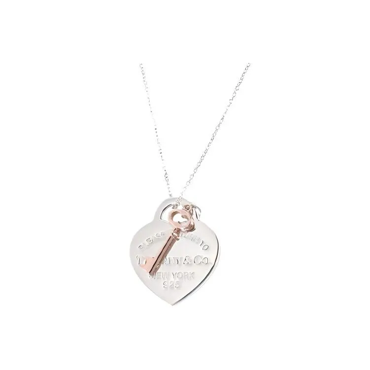 TIFFANY & CO. Return To Tiffany Collection 925 Sterling Silver Necklaces Women's Silver