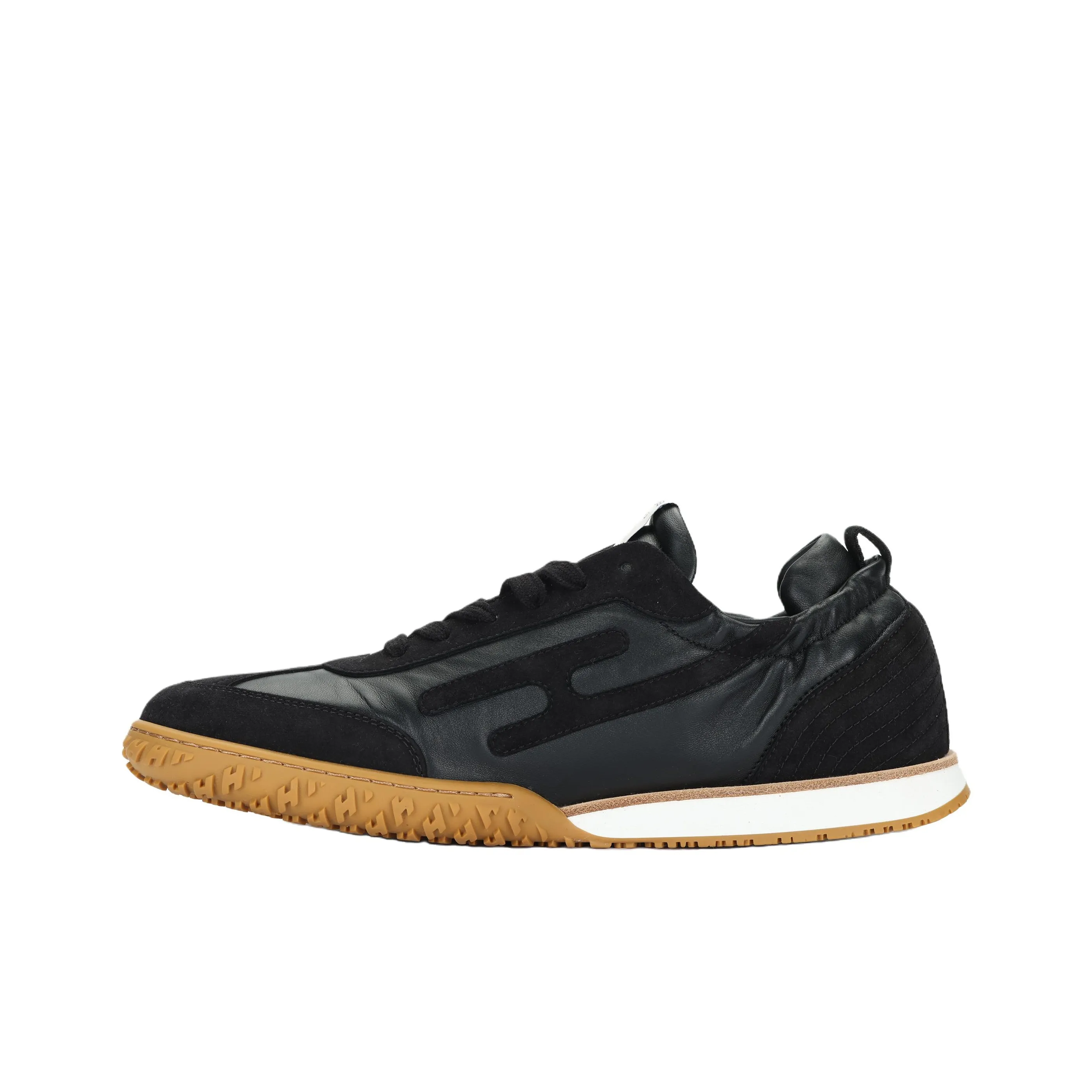 HERMES Low Top Casual Shoes Men's Black