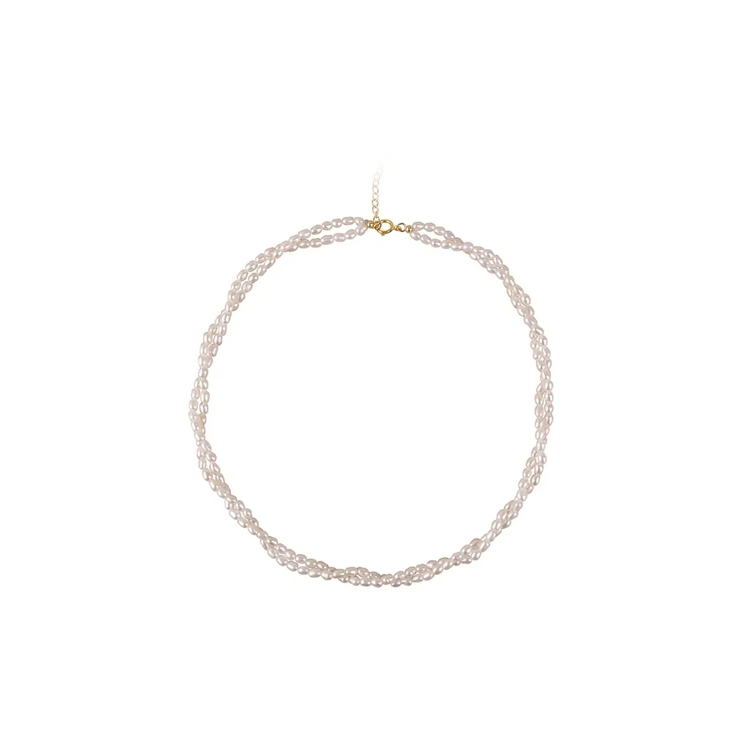 NATURALLYJOJO Медные ожерелья женские золото белый