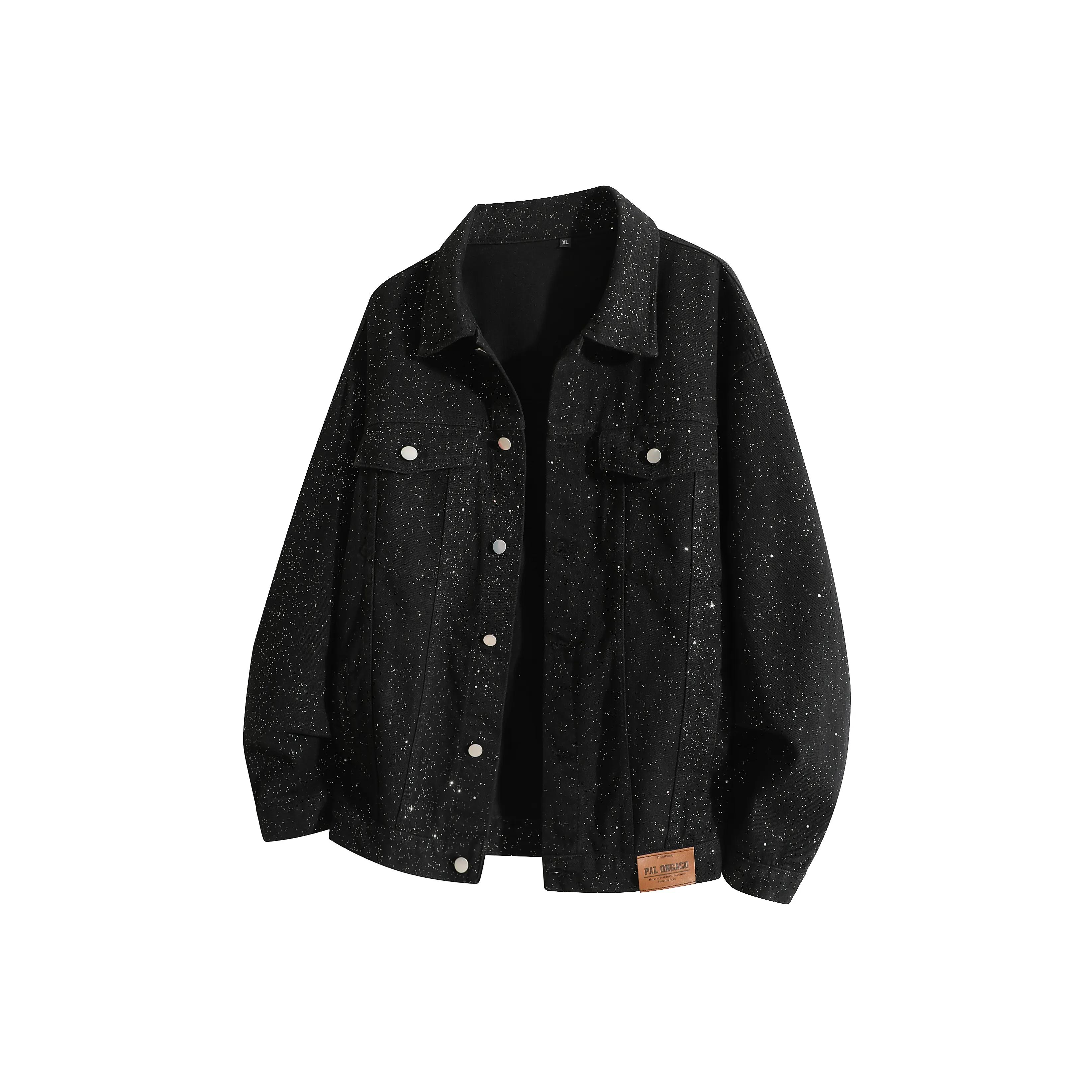 PAL ONGACO Denim Jacket Unisex Black