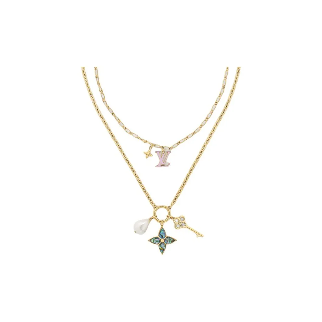 Lv Lv Layer Color Necklace