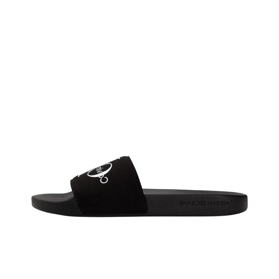 CKJ CALVIN KLEIN JEANS Quick Dry Slide Slippers Men's Black