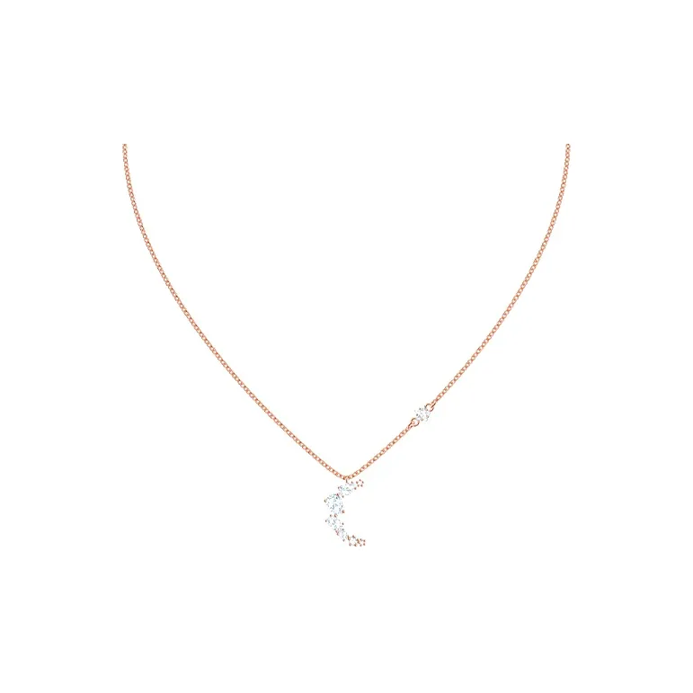 Swarovski Penélope Cruz Moonsun Alloy Necklaces Women's Rose Gold Tone Plated