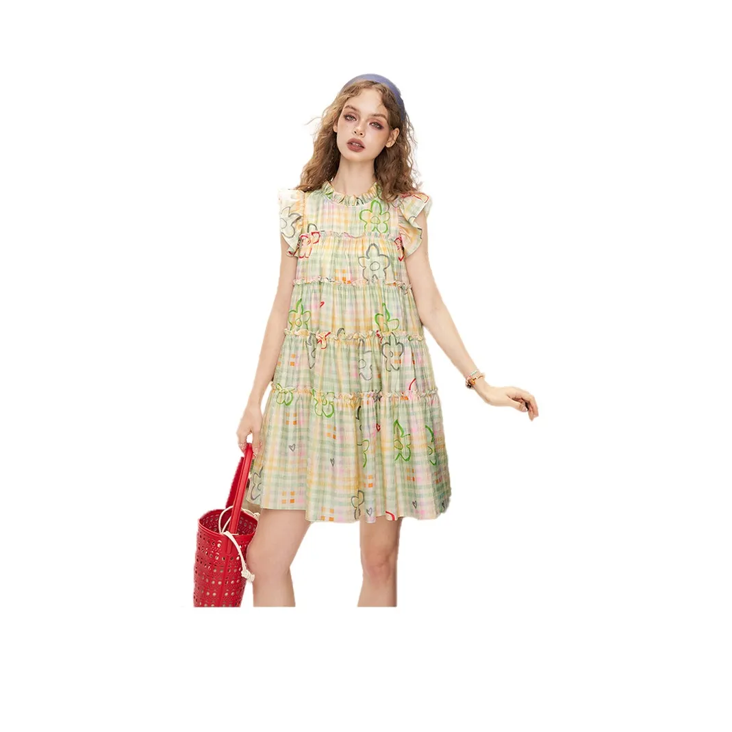 ELF SACK Short Sleeved Dress Women's
