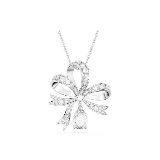 Swarovski Volta Bow-pendant Long Necklace