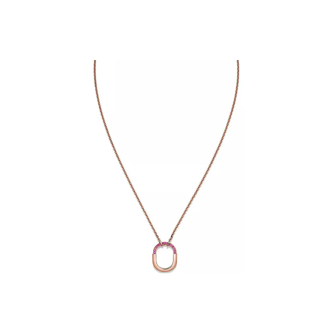 TIFFANY & CO. Sapphires Necklaces Women's Rose Gold