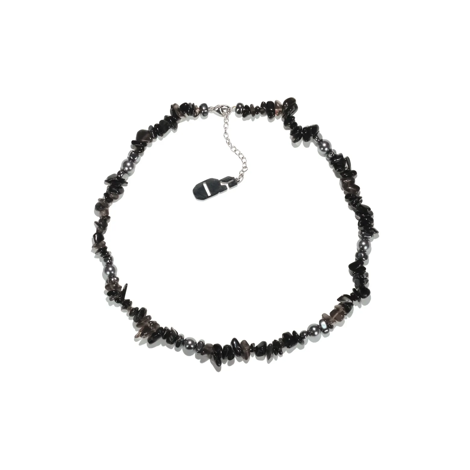 Get'em ON Shell Pearl Crushed Stone Necklaces Unisex