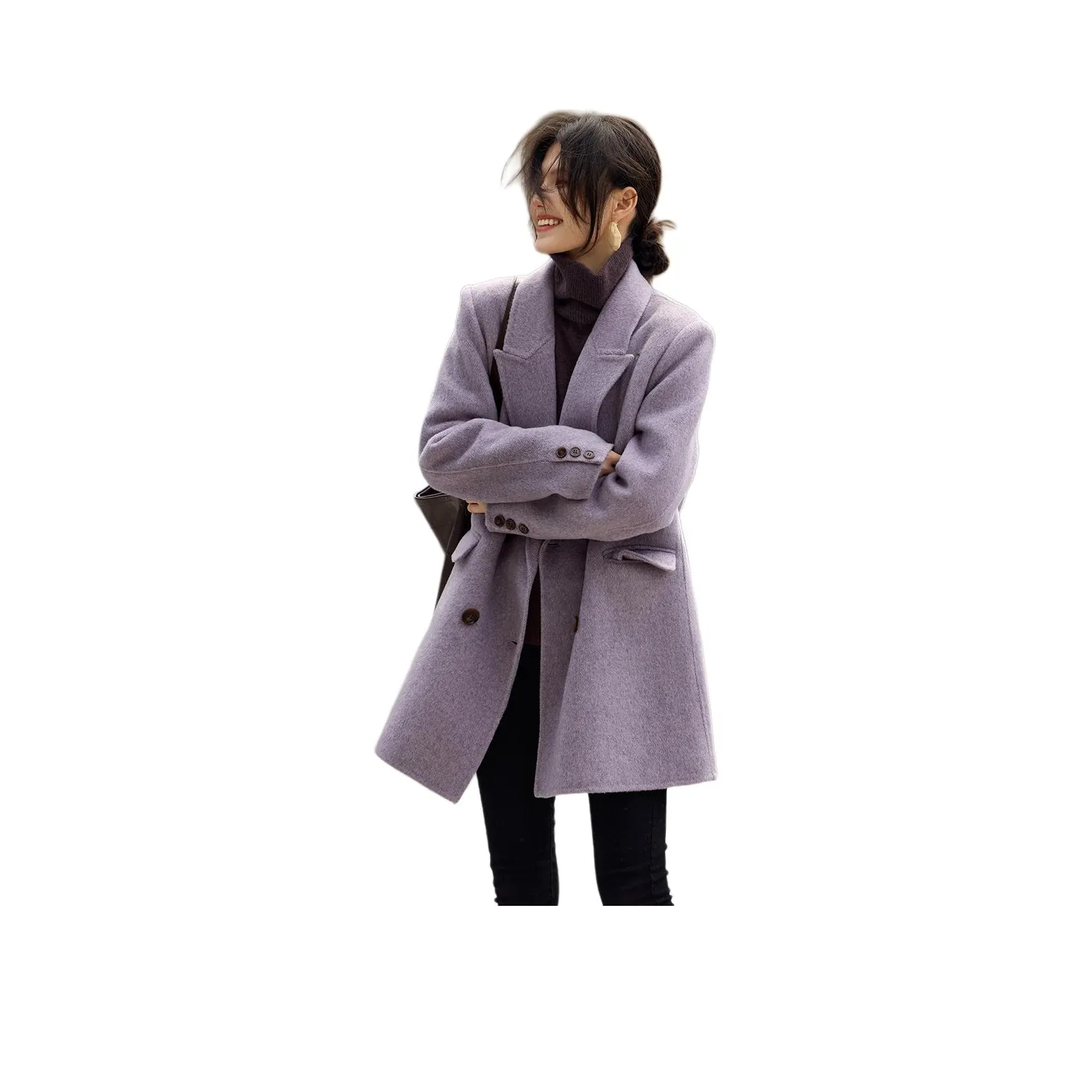 XWI Mochi Фиолетовый Женское Пальто