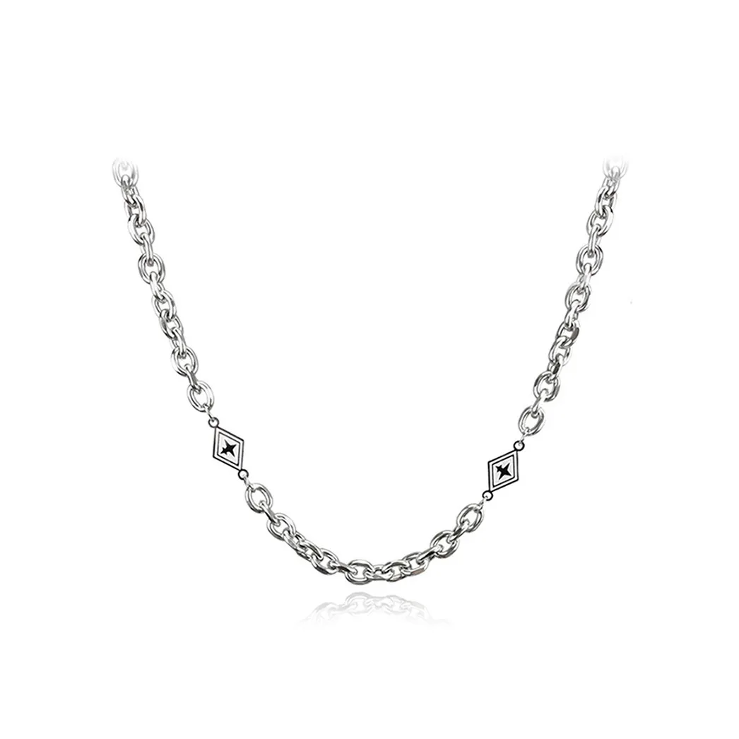 YOASOBI Титановые стальные ожерелья для мужчин