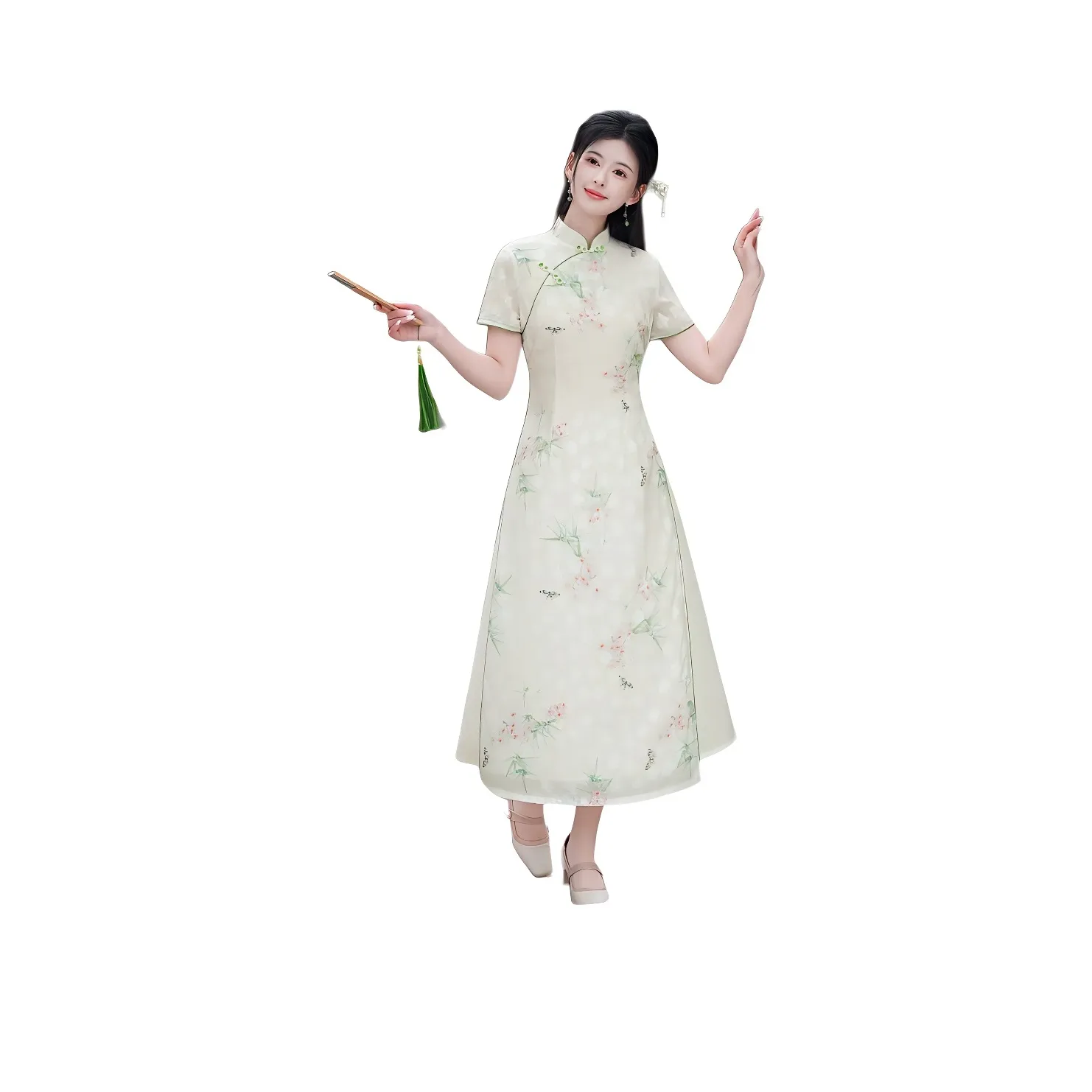 ENEESSI Cheongsams Women's Apricot