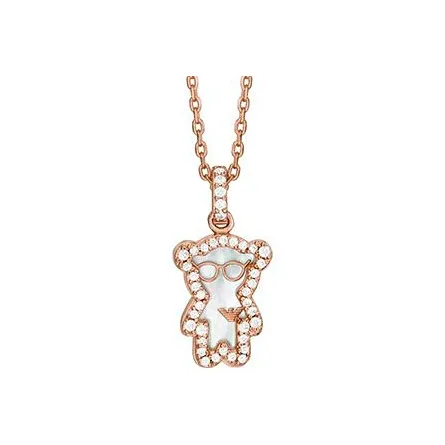 EMPORIO ARMANI Brass Mother of pearl Necklaces Women's