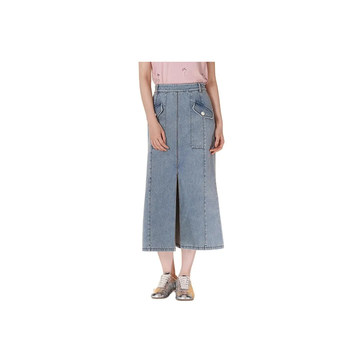 Caroline Denim Long Skirt Women's