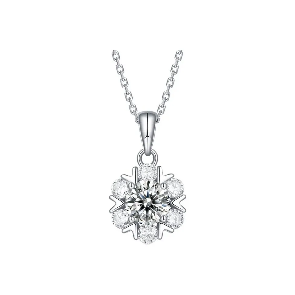 PIARA S925 Silver Necklaces Women's