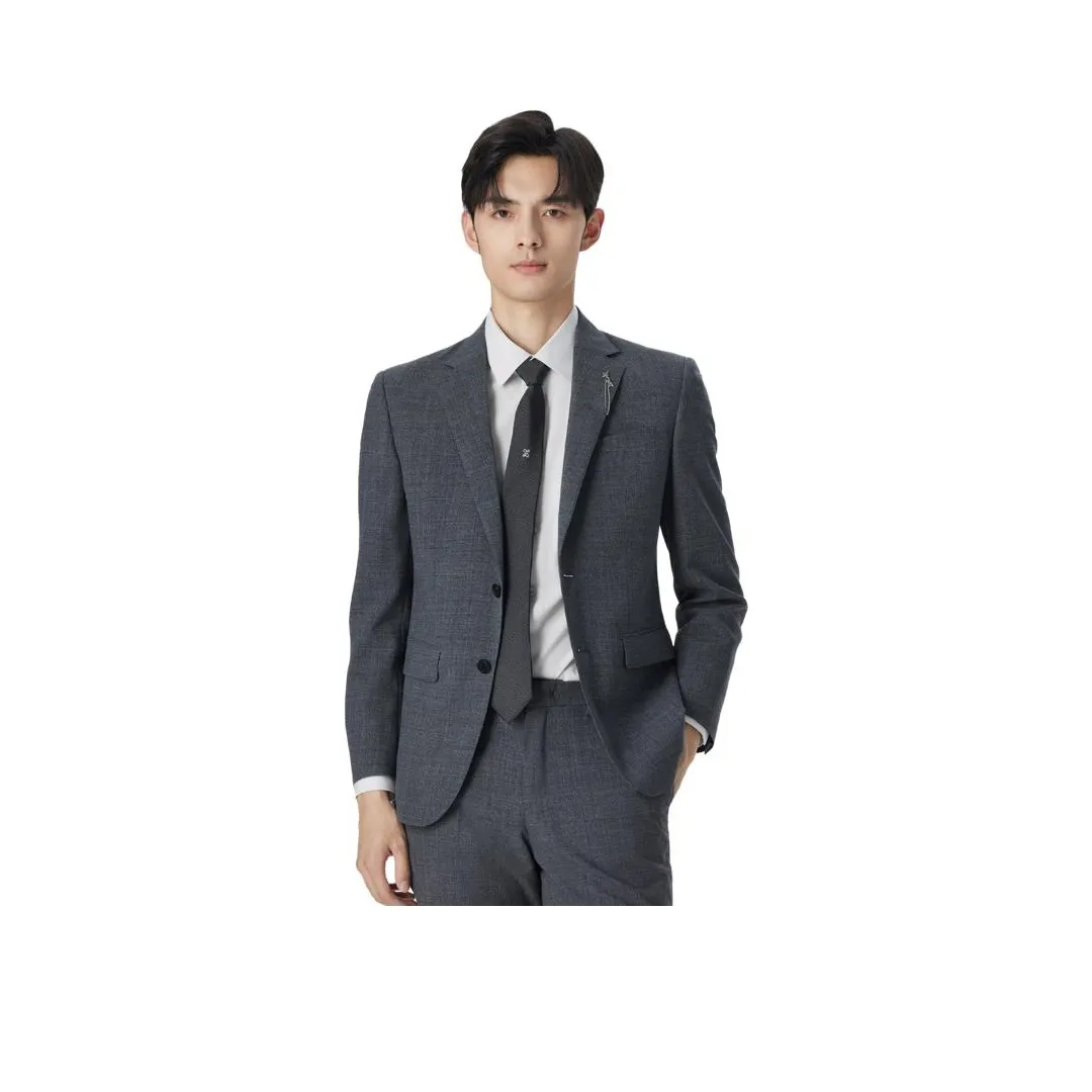 ZIOZIA Business Suit Men's Charcoal Gray