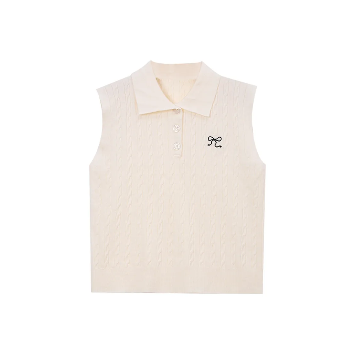 SUSANSAN Вязаный жилет для женских летних вещей 2025 с скрытым боковым ремнем на груди внутренний слой женский