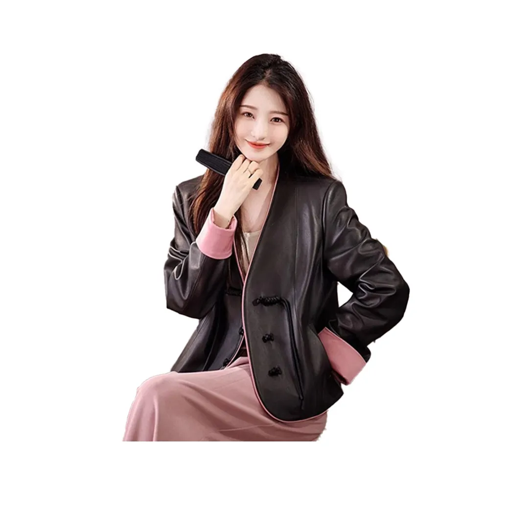 KAISER Черные Женские Кожаные Куртки