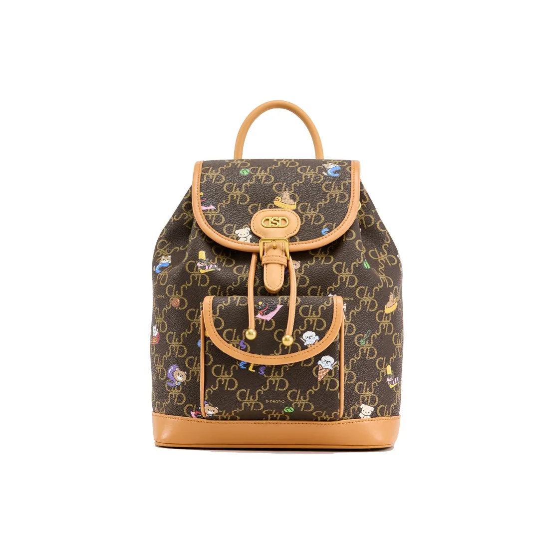 Dragon Rider Рюкзак из коровьей кожи женский темно-коричневый