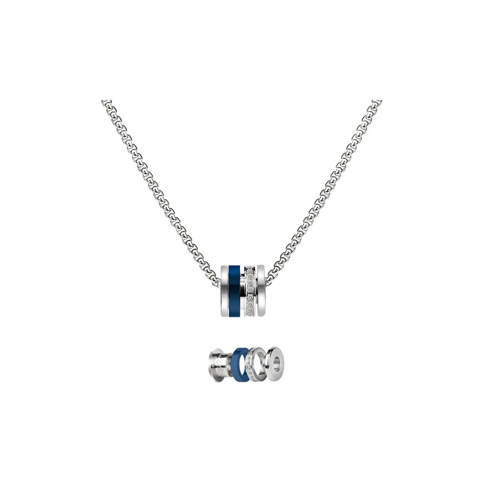 MUSTKOO Титановые стальные ожерелья унисекс