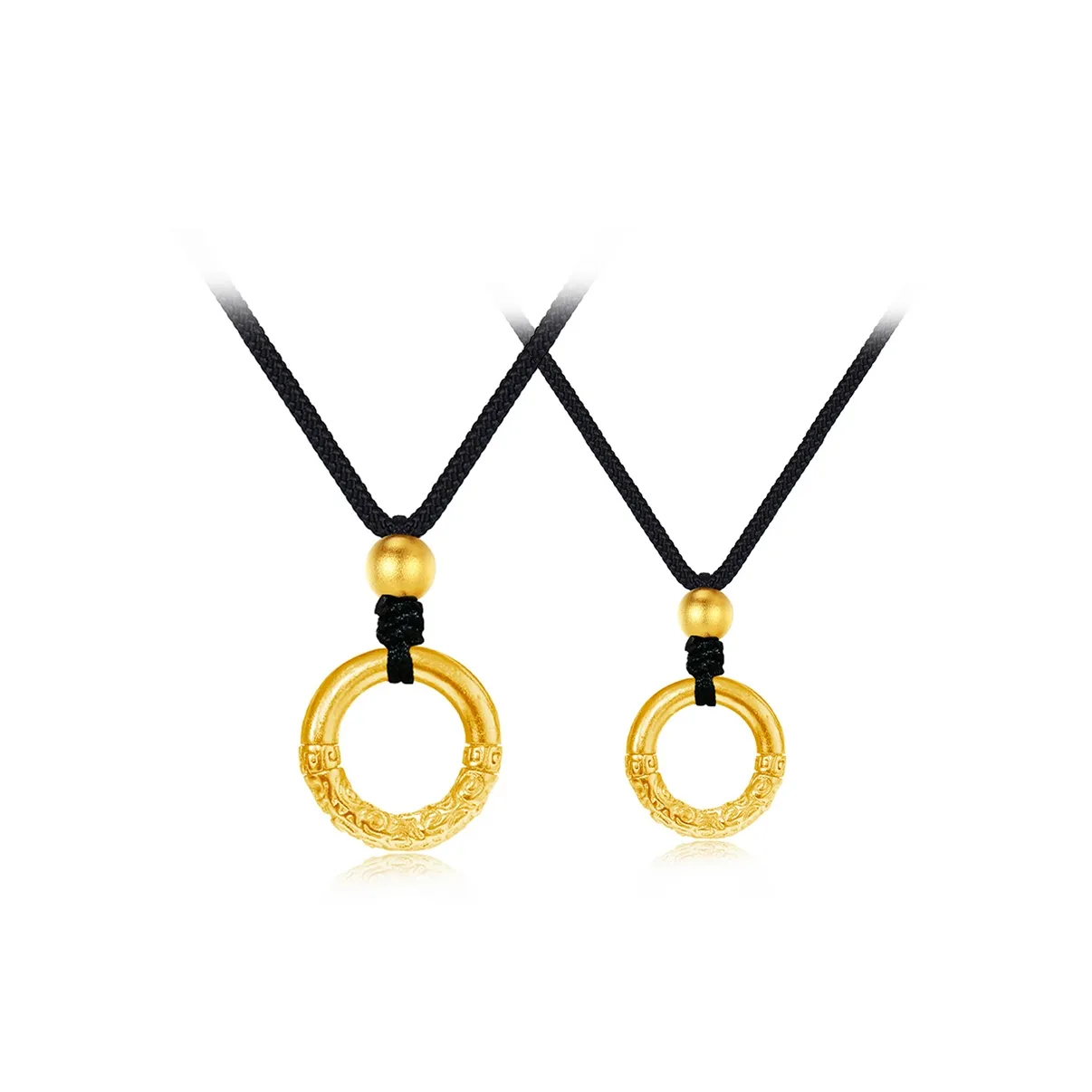 MUYAN Благоприятные облака Peace Пряжка Пара Ожерелье Унисекс