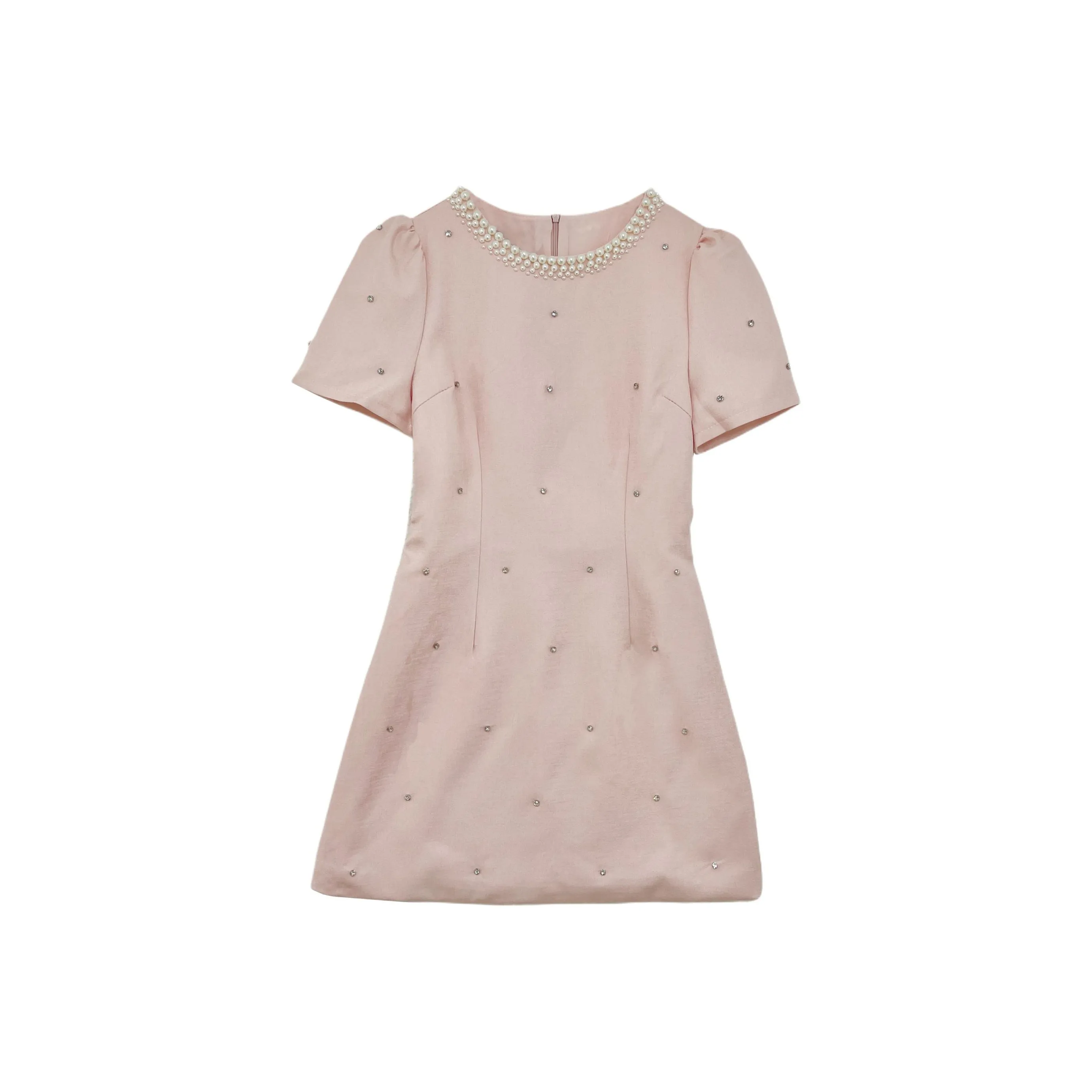 GORGEOUSIDEA Короткое платье с короткими рукавами женское