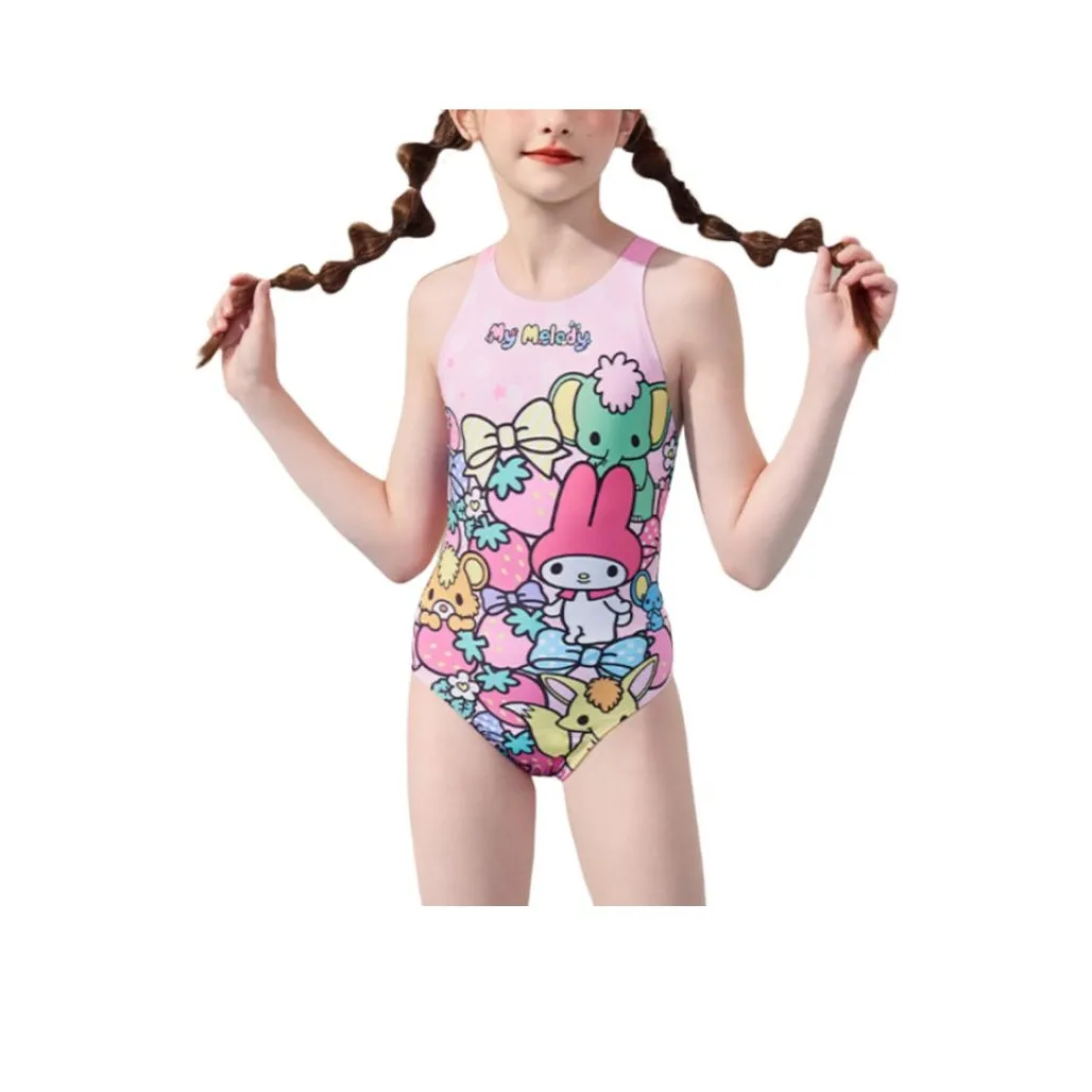 ZOKE X SANLIOU LIANMINGKUAN Детский купальник Melodi SS25 Ягода Paradise My Melody Дети 3-7 лет