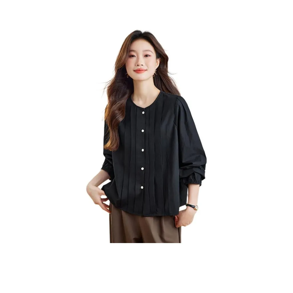 PIERRE CARDIN Babydoll Top Women's Night Black