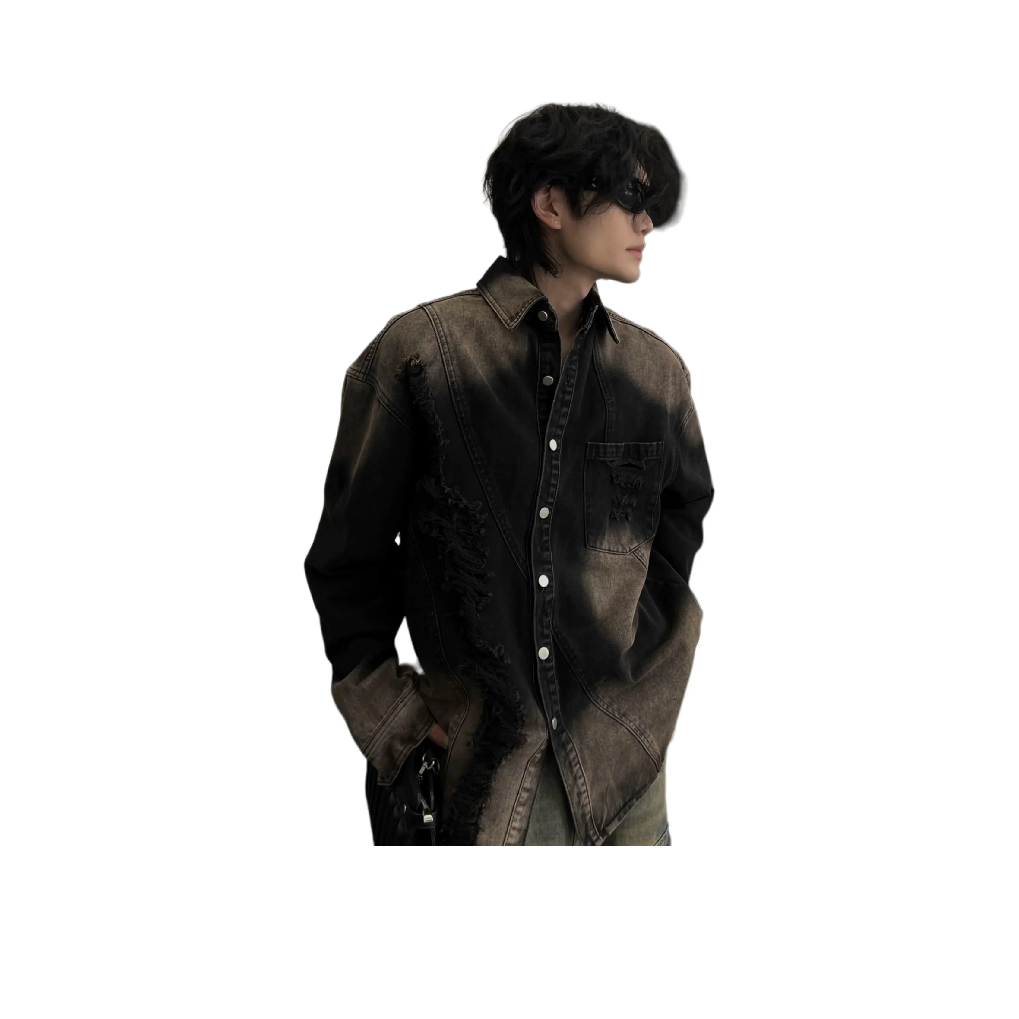 THE AIER Черный Унисекс Джинсовые куртки