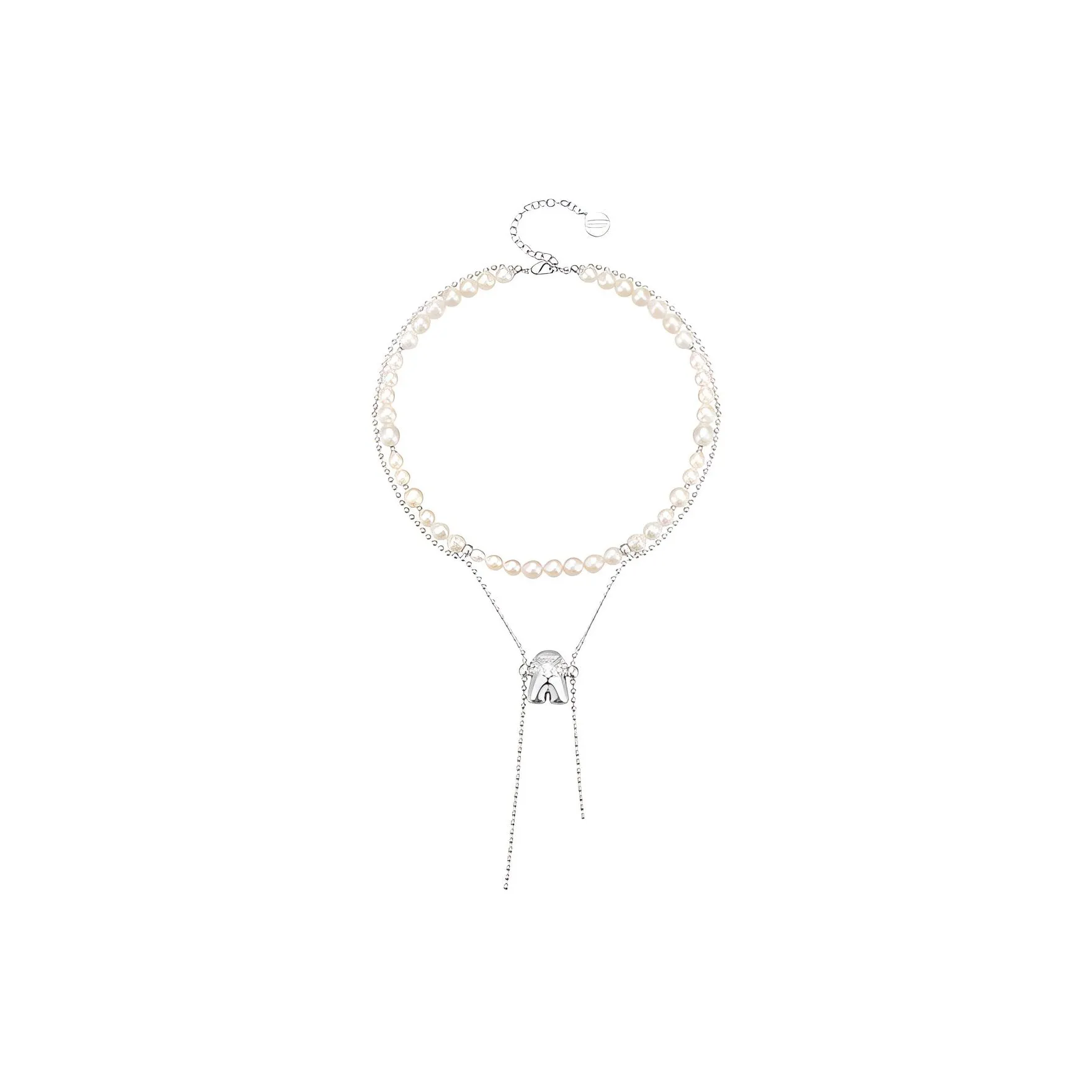 Lost In Echo Серебряное Покрытие Медный Родий Ожерелье Женское