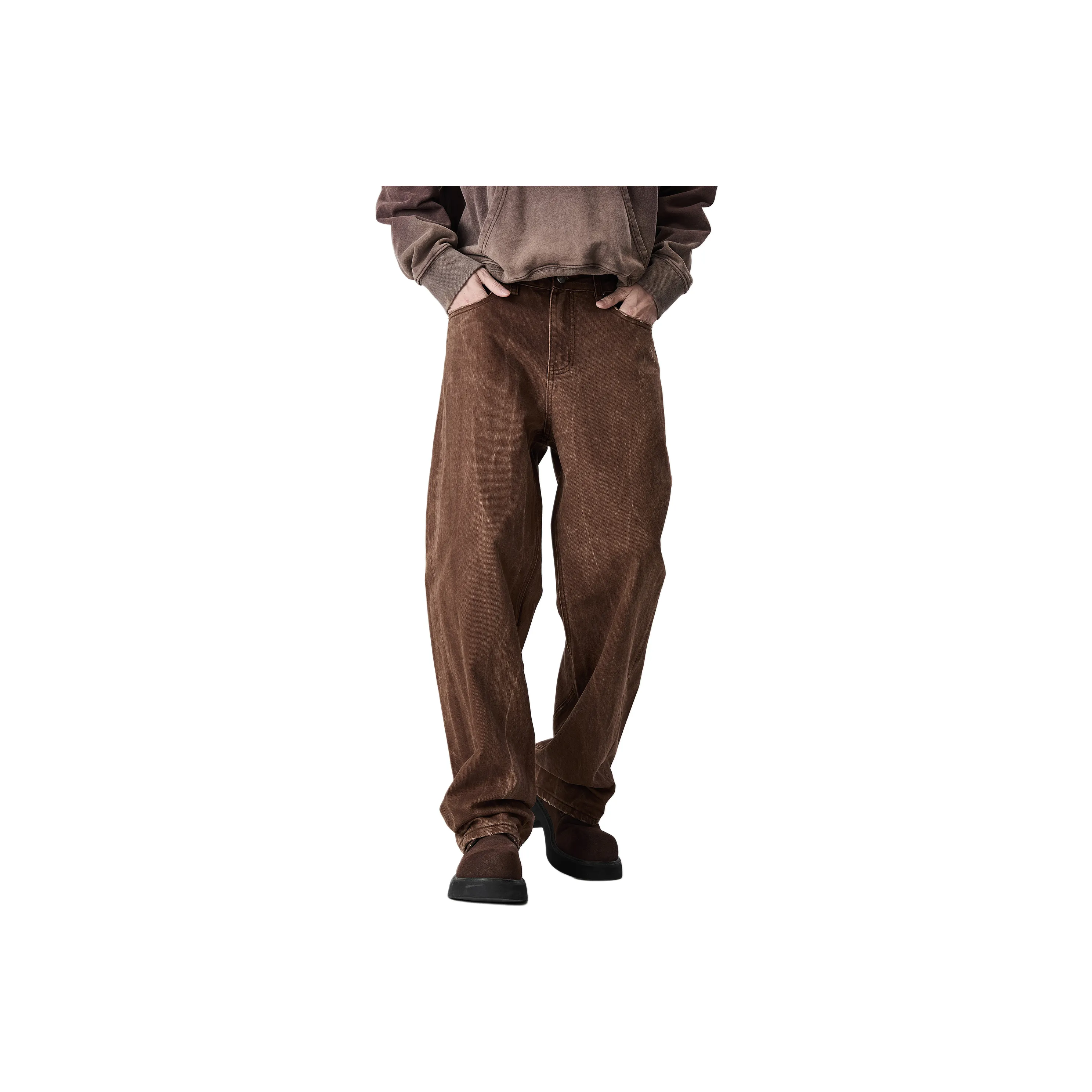 ALL IN Jeans Men's Coffee Brown