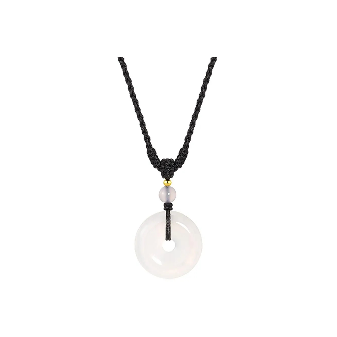 Teddy Bear Collection Chalcedony Jade Necklaces Unisex