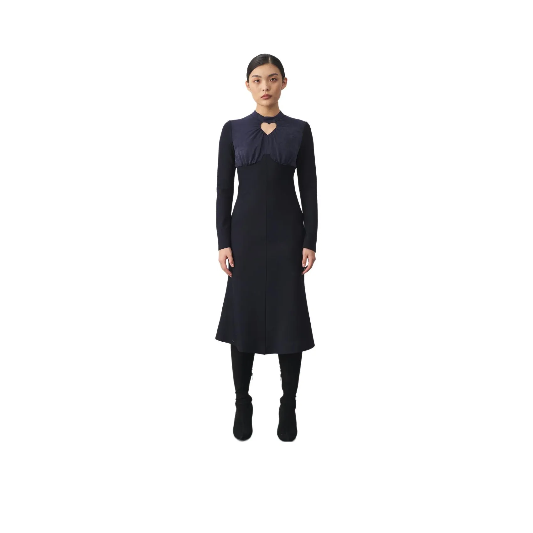 SUNDAY LIFE Long Sleeved Dresses Women's Black