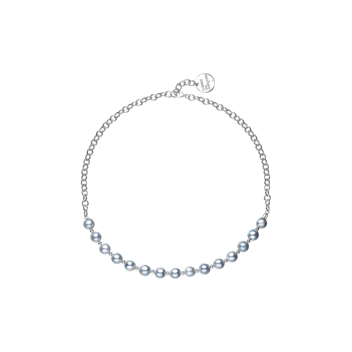 ME LUXE Saltwater Pearl Necklaces Women's Akoya Gray