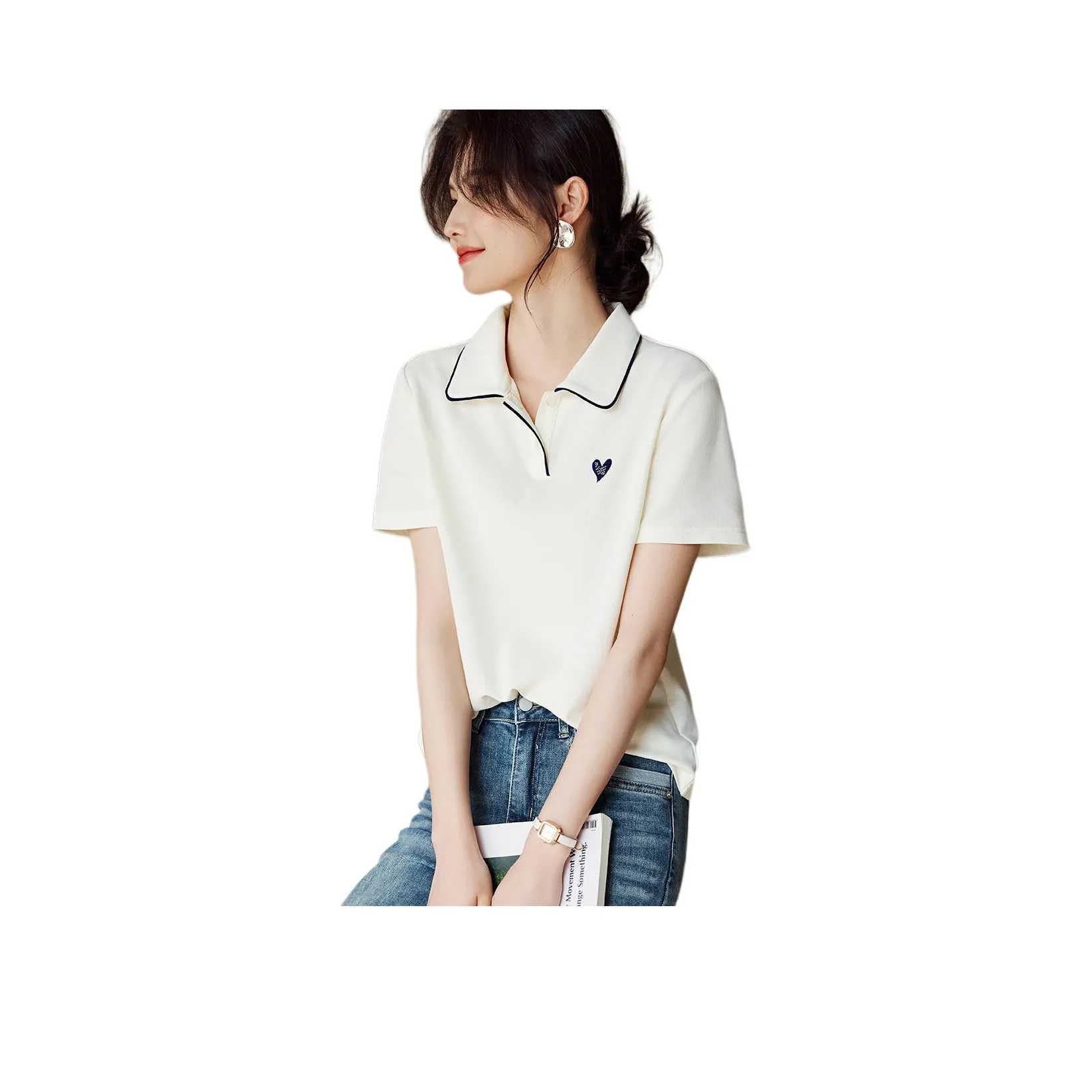 XWI T Shirt Women's Natural White