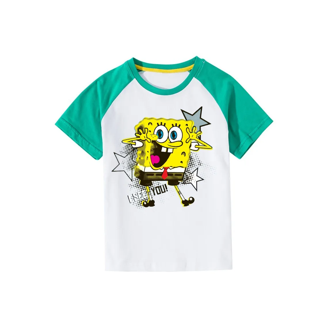 SPONGEBOB SQUAREPANTS Рубашка Летняя Классическая Многоцветная Детская