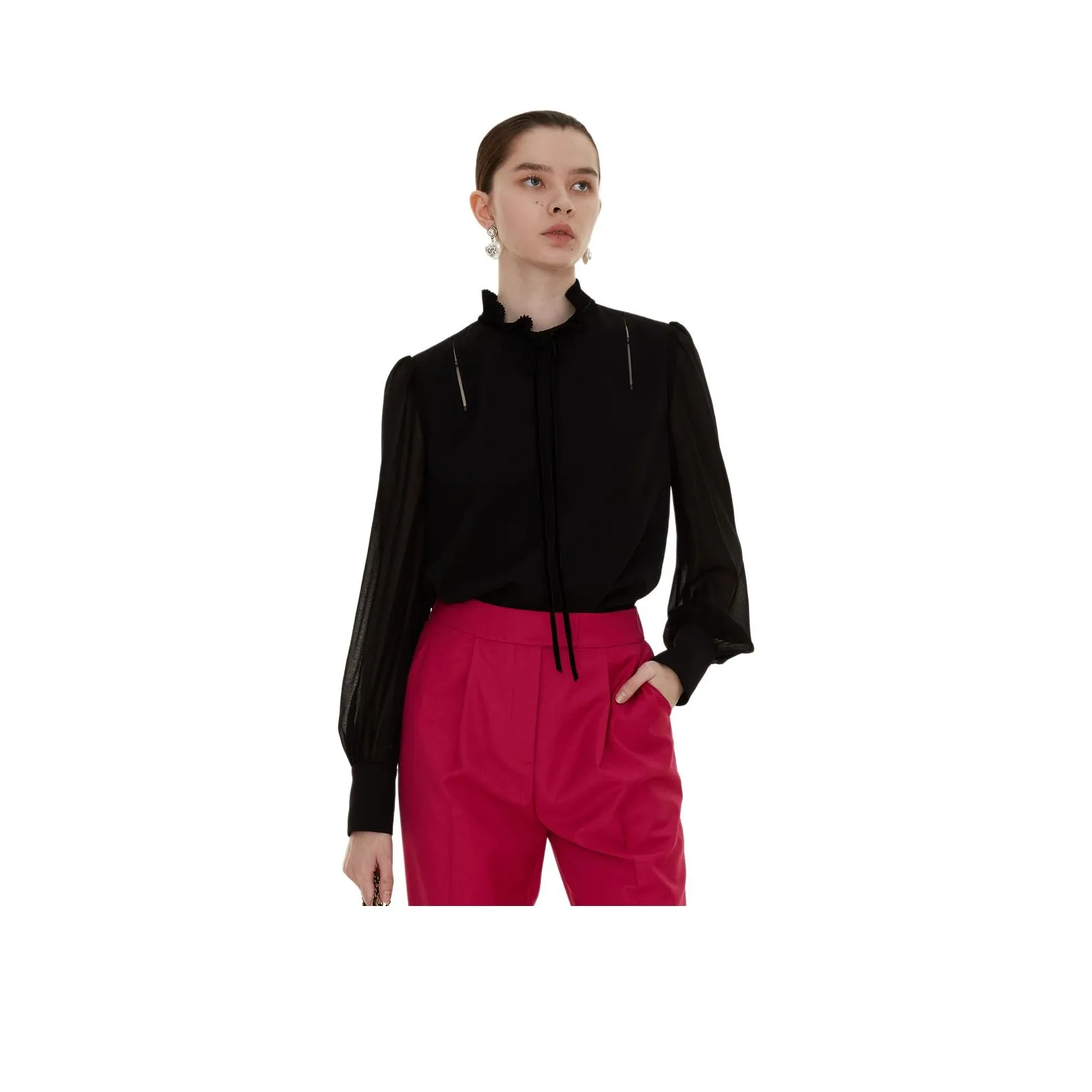 Caroline Черные Женские Рубашки