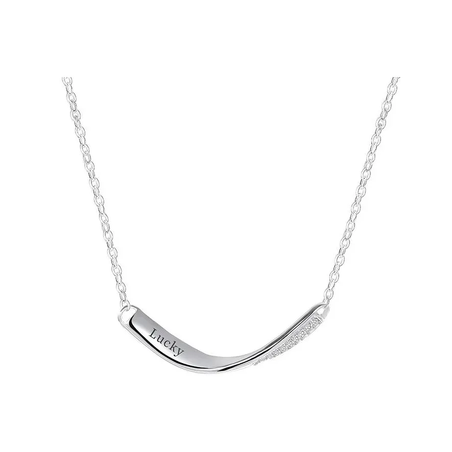 Vegetarian 925 Sterling Silver Necklaces Unisex