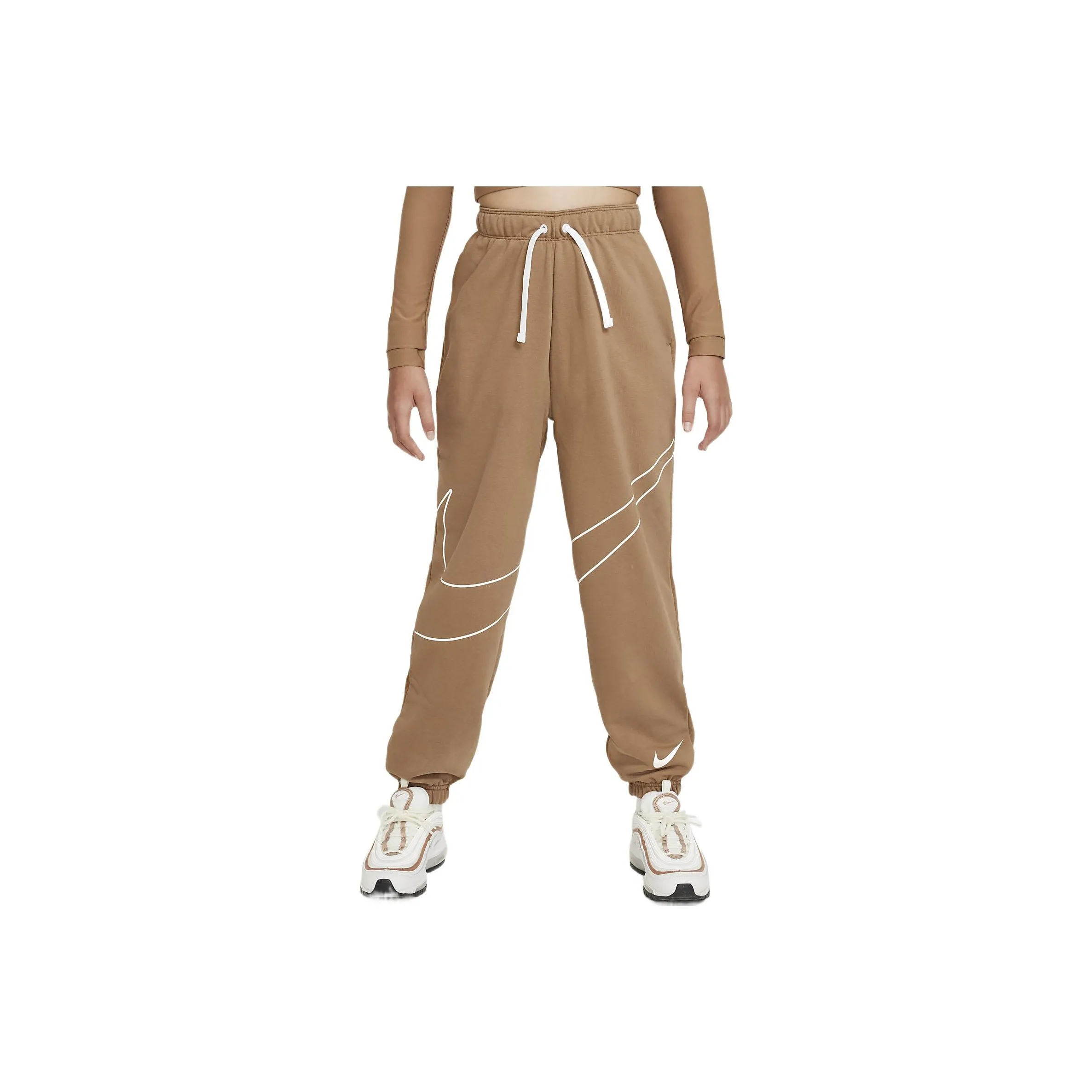 Nike Коричневые KIDS Тренировочные Брюки