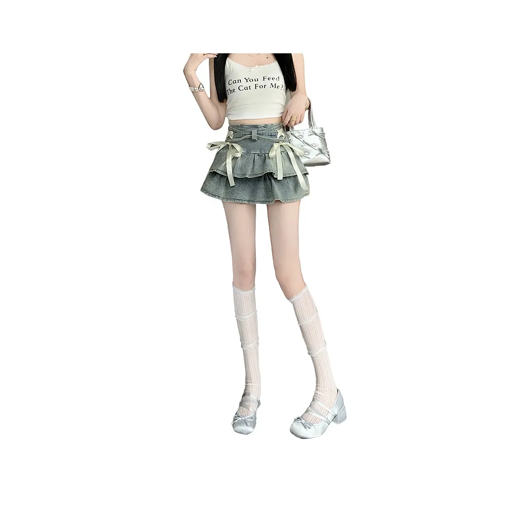 YINLEI Джинсовые короткие юбки для женщин