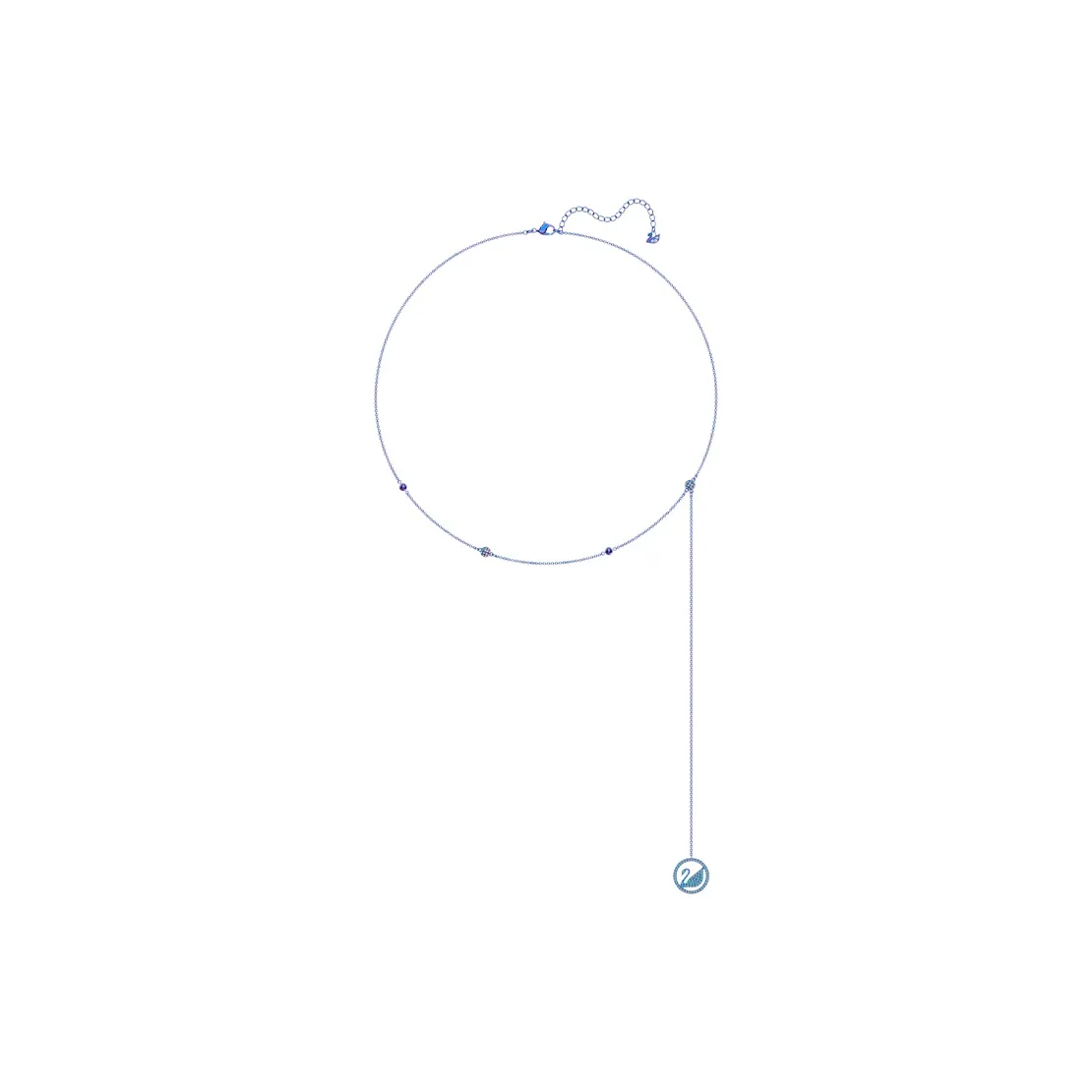 Swarovski Искусственный хрусталь Ожерелье Фиолетовый Женское